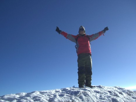 Martin at the summit of Stok Kangri in India - click on this photo to send him an email