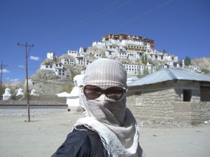 Thiksey Gompa and sun avoidance