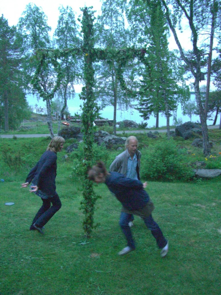 Dancing around the Midsummer maypole in Sweden (and surviving the whale of a hang-over the next day)