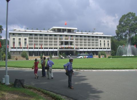 The Reunification Palace in Saigon