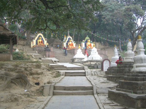 Stairway to Swayambhunath temple