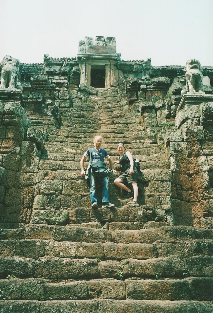 Exploring Angkor Wat in 2004