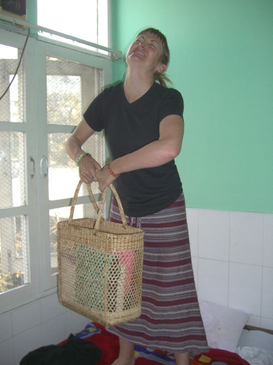 Lifting my new basket