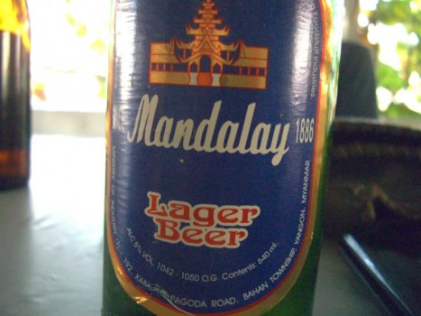 mandalay beer label