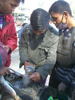 myanmar fuel station