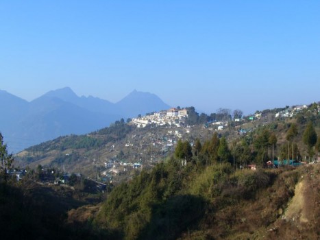 Tawang Gompa - View from Tawang