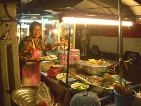 Bangkok street food vendor 